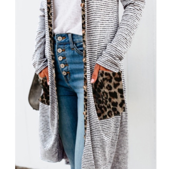 Last Long Striped Cardigan - Picture 5 of 10